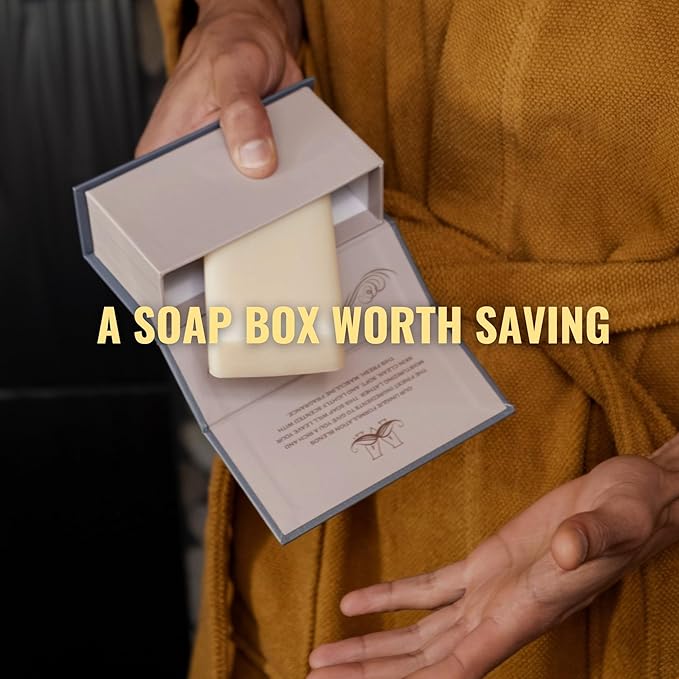San Francisco Soap Company Spiced Tobacco Fragrance Man Bar - MOISTURE RICH - No Harmful Chemicals - Good for All Skin Types - Made in the USA