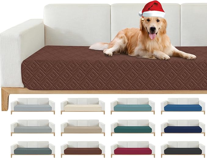 2026 Waterproof Sofa Dog Blanket (30"x70") Comfy Couch Sofa Mat for Pets with Anti-Slip Back, Universal Incontinence Lightweight Liner Pad for Furniture Car Picnic etc Durable Washable, Coffee