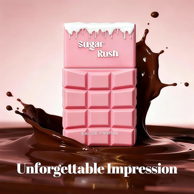 A CENTER Sugar Rush Candied Perfume for Women Long Lasting Fragrance Eau de Parfum Floral & Sweet Women's Perfume Daily Used 3.4 Fluid Ounce