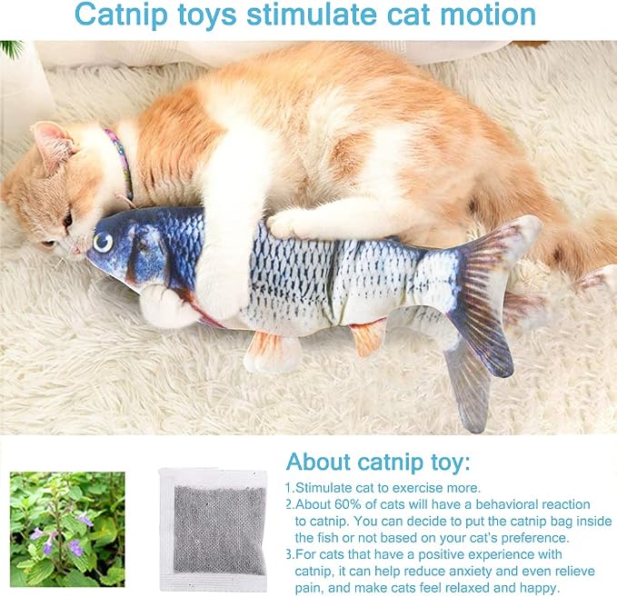 Tocirelo Remote Control Cat Toy - Interactive Catnip Toys for Indoor Cats