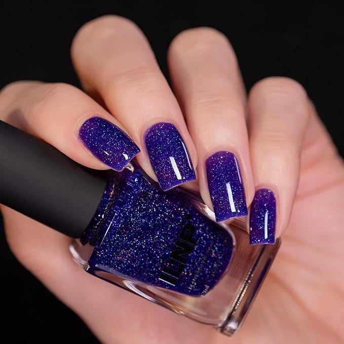 ILNP Grapevine - Concord Grape Holographic Jelly Nail Polish