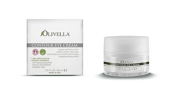 Olivella 100% Virgin Olive Oil Contour Eye Cream, 1.01 Oz