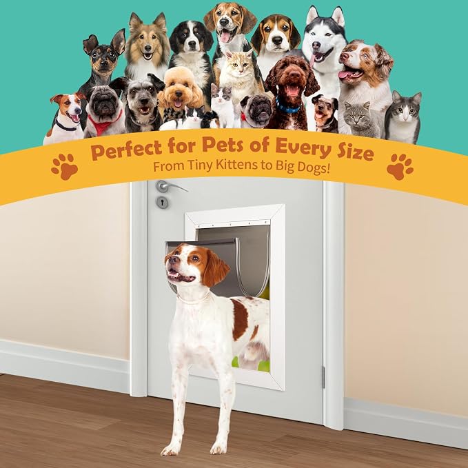 Extra Large Dog Door Replacement Flap Petsafe 10.1"x16.8"Weatherproof 2pack