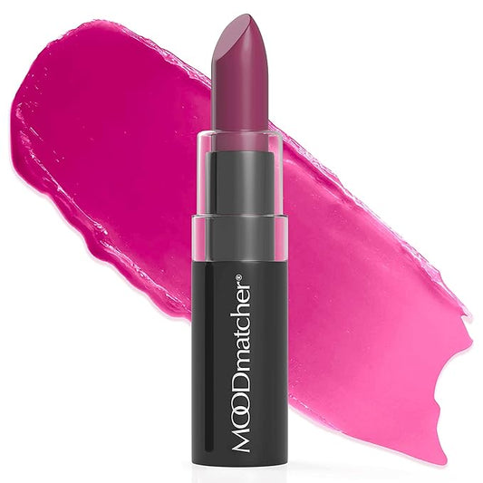 MOODmatcher LIVAURA Original Color Changing Lipstick – 12 Hours Long-Lasting, Moisturizing, Smudge-Proof, Glamorous Personalized Color, Premium Quality – Made in USA (Purple)