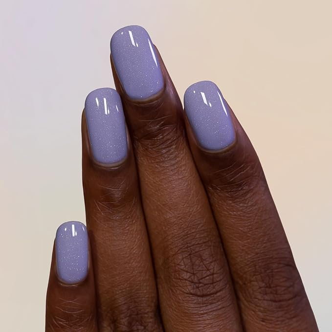 ILNP Scrunchie - Dusty Lavender Holographic Crelly Nail Polish