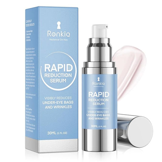 RONKIE Instant Eye Lift Cream: Reduces Eye Bags Wrinkles Puffy Eyes Dark Circles Crow’s Feet in Minutes for Mature Skin of Middle-aged Women 1 Fl Oz (Light)