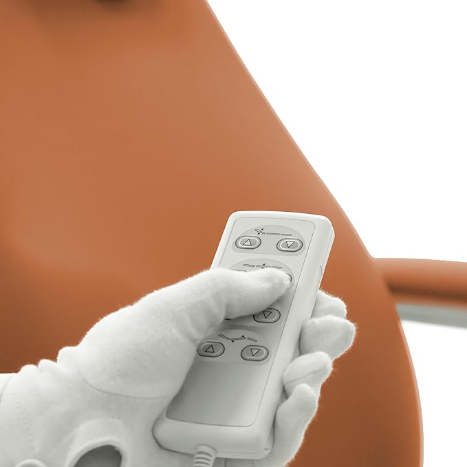 SKINACT Bents Electric Medical Spa Treatment Table Facial Massage Bed Camel Orange