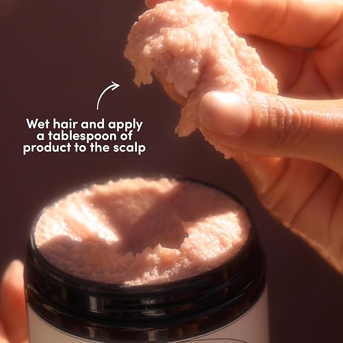 Fable & Mane Wild Ginger Purifying Scrub, For a Flaky, Itchy or Dry Scalp. Gentle Exfoliating Cleansing Detox Treatment