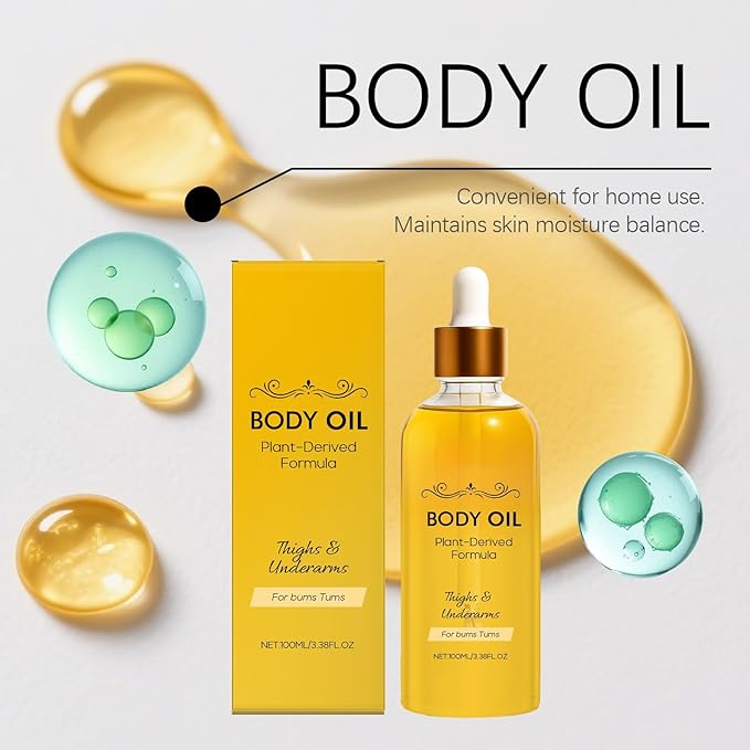 2 Pcs Erae Queen Oil, Cold Pressed Botanical Firming Oil for Face & Body for Crepey Skin Hydrating & Firm-Looking Skin, For bums,Tums,Thighs & Underarms.