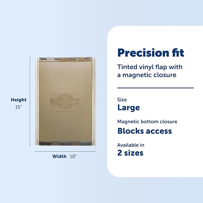 PetSafe Classic Replacement Flap - Large - Compatible with Discontinued PetSafe Doors, Frosted