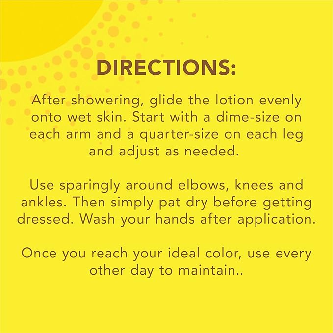 Jergens Natural Glow In Shower Lotion, Self Tanner for Fair to Medium Skin Tone, Sunless Tanning Wet Skin Lotion for Gradual, Flawless Color, 7.5 Ounce (Packaging May Vary)