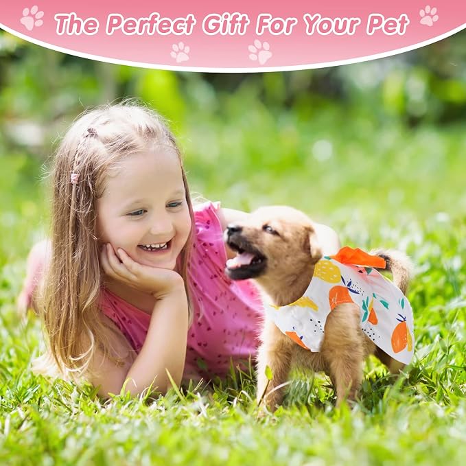 5 Pcs Floral Dog Dress Cute Pet Skirt Dresses,Cute Style,Small | Pet Clothes Dresses Cat Princess Bowknot Clothes Puppy Outfits for Yorkie Puppy Cat, 5 Styles