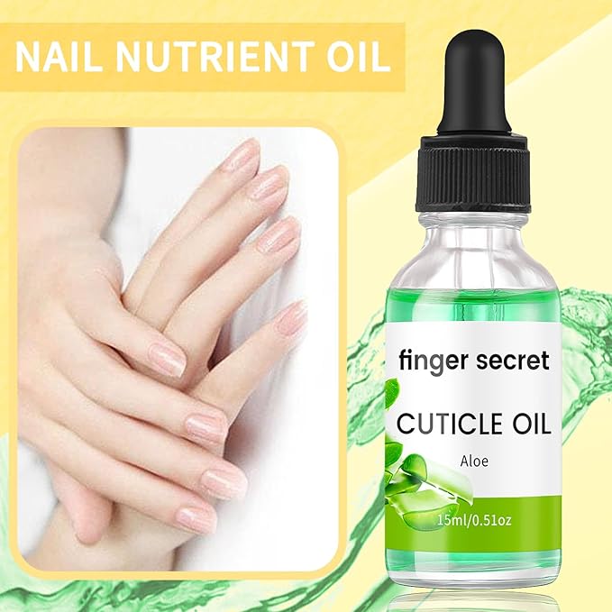 Cuticle Nail Oil,Nail Cuticle Oil for Moisturizes&Strength Nails,Natural Cuticle Oils for Nails with Vitamin E,15ml Aloe CutiCle Oils for Nails Skin Care Treatment