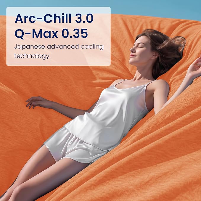 Cooling Blanket for Night Sweats Absorbs Heat to Keep Adults, Children Cool on Warm Nights, Q-Max 0.5 Cooling Blankets for Hot Sleepers, Ultra-Cool Lightweight Sofa Throw Blanket (50"x70") | Absorbs Heat Cold Summer Blanket for Night Sweats & Menopause...