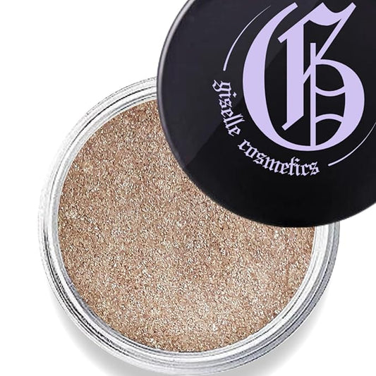 Coco Mineral Loose Eye Shadow - Organic, Shimmer, Glitter & Metallic Eye Shadow Palette Makeup - Talc-Free, Iridescent, Brown, Gold, Copper & White Eye Makeup
