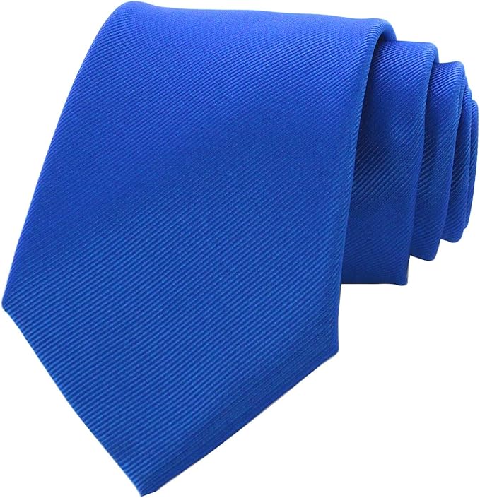 RBOCOTT Solid Color Tie Formal Necktie for Men