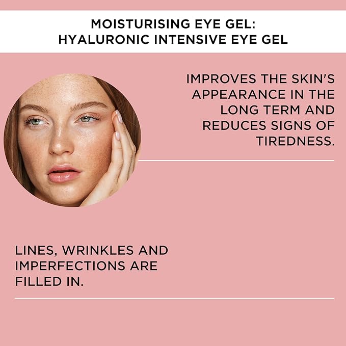 ARTDECO Hyaluronic Intensive Eye Gel - hydrating gel for eyes - reduces fine lines, wrinkles, imperfections & signs of tiredness - long-lasting effect - facial skin care products - eye cream - 0.50 Oz