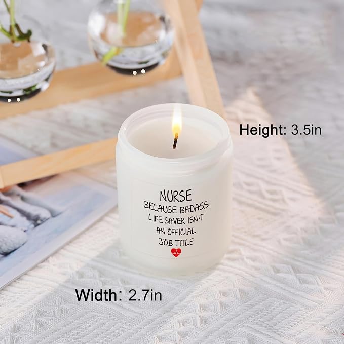 Nurse Gifts for Women - Cool Gifts for Nurses Female Christmas Appreciation Birthday Graduation Retirement RN LPN Nurses Week Gift Candle