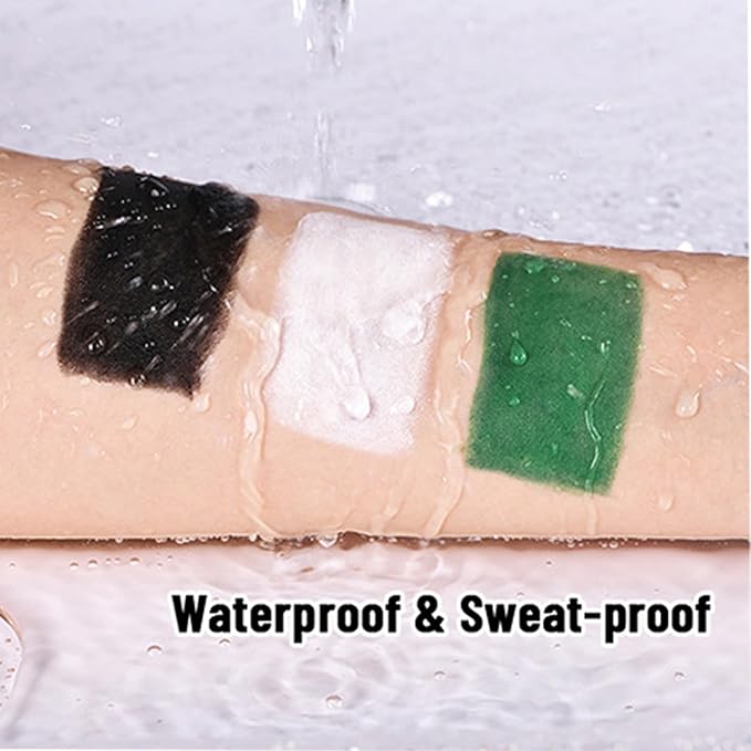 MEICOLY White Face Body Paint Stick for Halloween SFX Cosplay Corpse Clown Makeup,White Face Paint for Adults and Kids,Waterproof Eye Black Stick for Baseball Softball Football Lacrosse