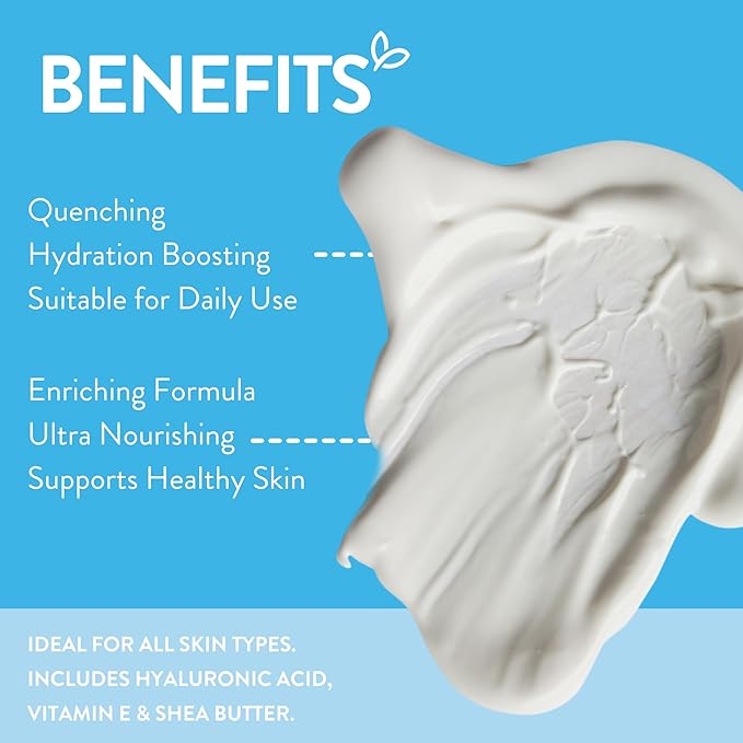 By Nature Quench Hyaluronic Acid Body Balm - Deep Hydration Moisturizer with Shea Butter & Kawakawa - Ultra Nourishing Body Cream for Dry Skin - Natural from New Zealand - 6.8 oz