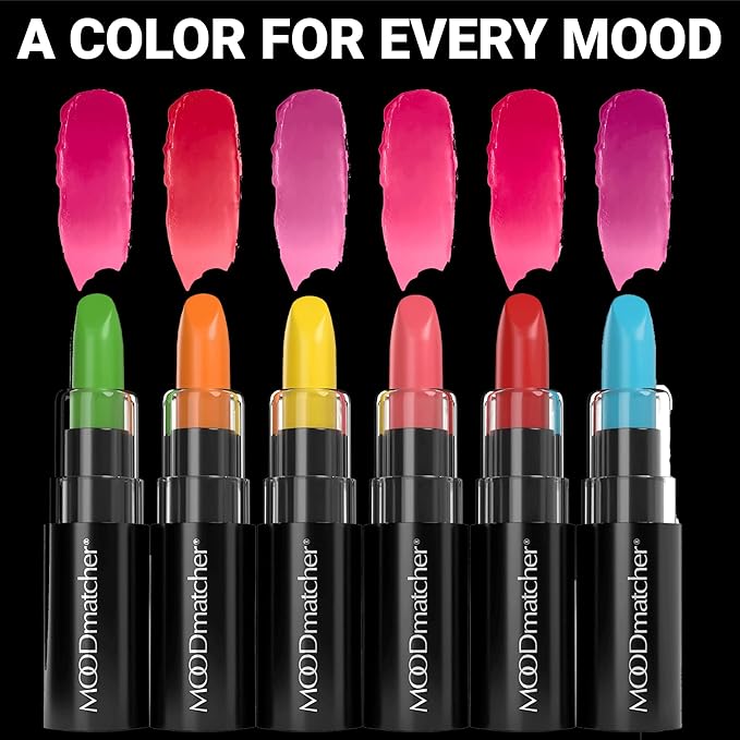MOODmatcher LIVAURA Original Color Changing Lipstick – 12 Hours Long-Lasting, Moisturizing, Smudge-Proof, Glamorous Personalized Color, Premium Quality – Made in USA (Pink)