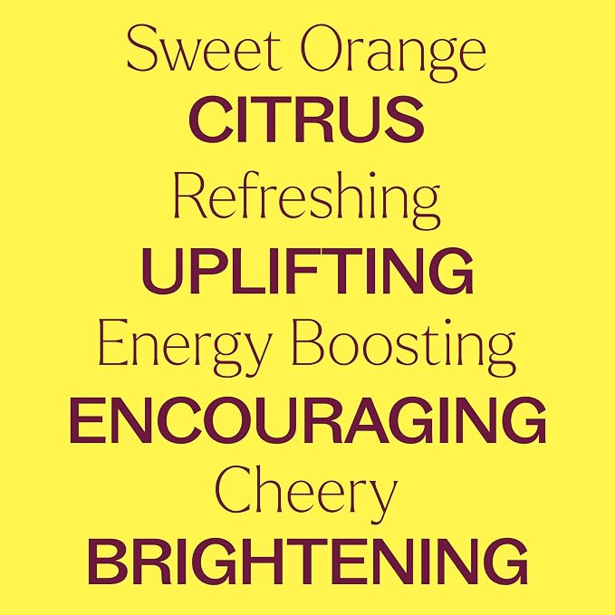 Plant Therapy Sweet Orange Essential Oil, 10 mL (1/3 oz), 100% Pure and Undiluted, Natural Aromatherapy, Great for Diffusers and DIY Skincare