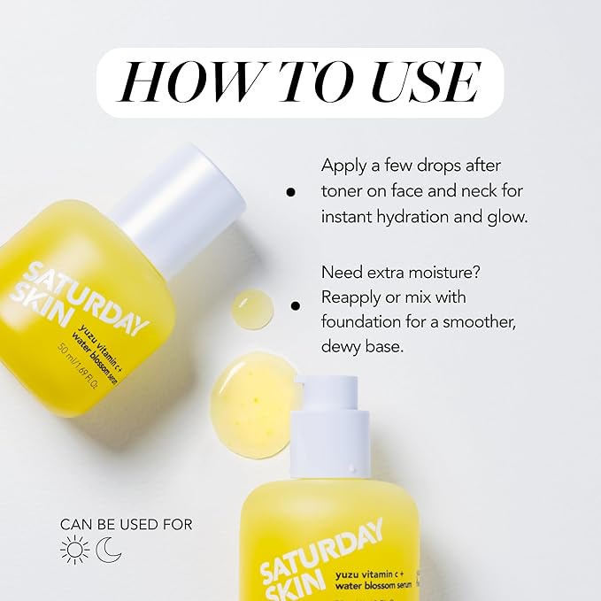 Vitamin C Serum For Face From Yuzu - Brightening Formula With Hyaluronic Acid 7 Peptide Mix And Niacinamide, Deeply Hydrate, Improve Uneven Skin Texture, Vegan, Korean Skin Care (30 ml)