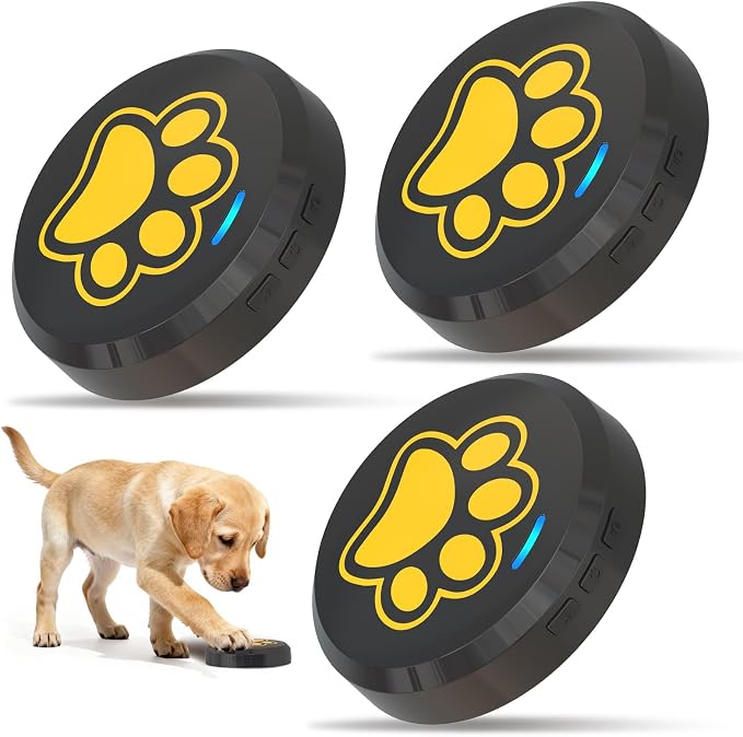 ChunHee Dog Bells to Go Outside - Bell for Dogs to Ring to Go Potty | Chew-Proof Dog Door Bell | 0-115dB Adjustable Volume & 36 Ringtones | Bells for Dog Training to Go Outside Without Barking