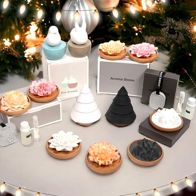 HOME ARCHIVE Aroma Diffuser with Aromatherapy Fragrant Oil Diffusers for Home Room Decor Fig Fragrance (Tree (Orange))