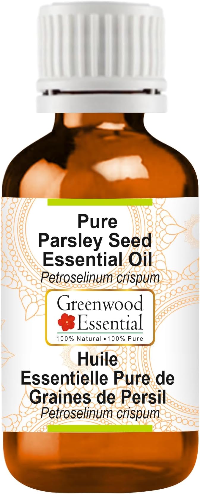 Greenwood Essential Pure Parsley Seed Essential Oil (Petroselinum crispum) Steam Distilled 5ml (0.16 oz)