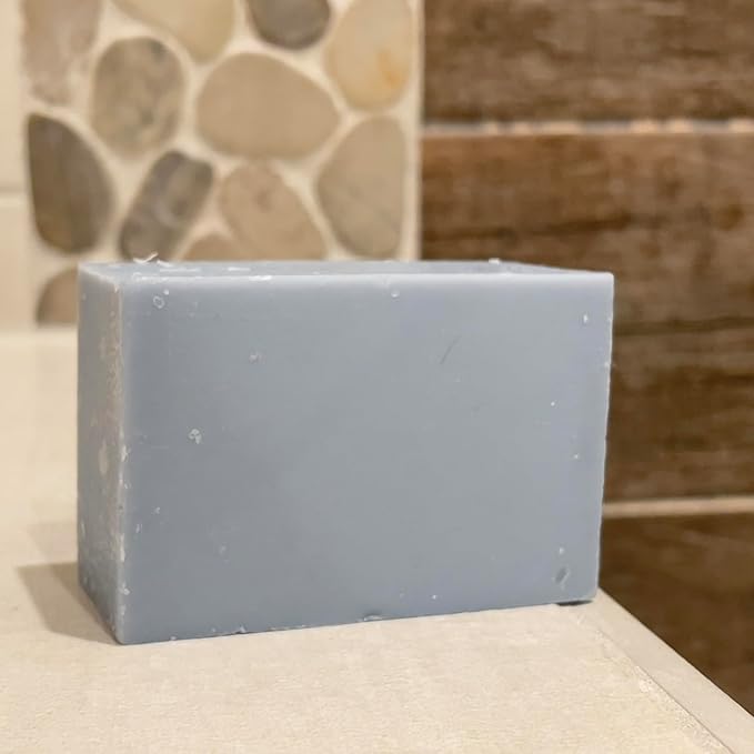 Big Crazy Buffalo Bison Tallow Buff Soap Bar, Mineral Pool, (2 pack) - Scents of Himalayan Sea Salt, Moss, & Freesia - Cleans, Moisturizes, Soothes, Hydrates - No Chemicals or Preservatives