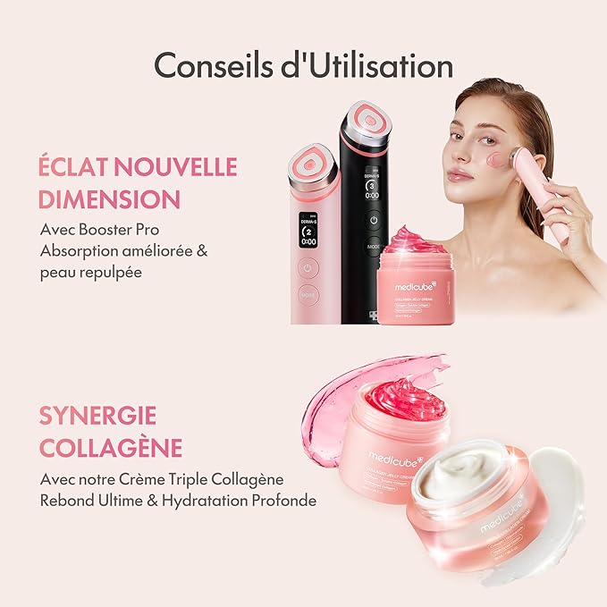 medicube Collagen Jelly Cream- Niacinamide & Freeze-Dried Hydrolyzed Collagen - Boosts skin's barrier hydration and gives 24h Glow & Lifted Look - Korean skincare (1.69 Fl Oz (Pack of 1))