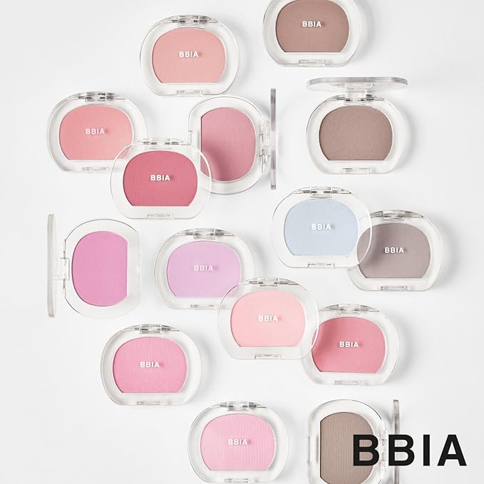 BBIA Last Blush NEW 15 Colors - Cheek Blush Shaping Shading Contour & Highlight Long-Lasting Matte Finish Natural Shades Buildable & Blendable Daily Korean Face Makeup (06 SWEET PEA, Pack of 1)