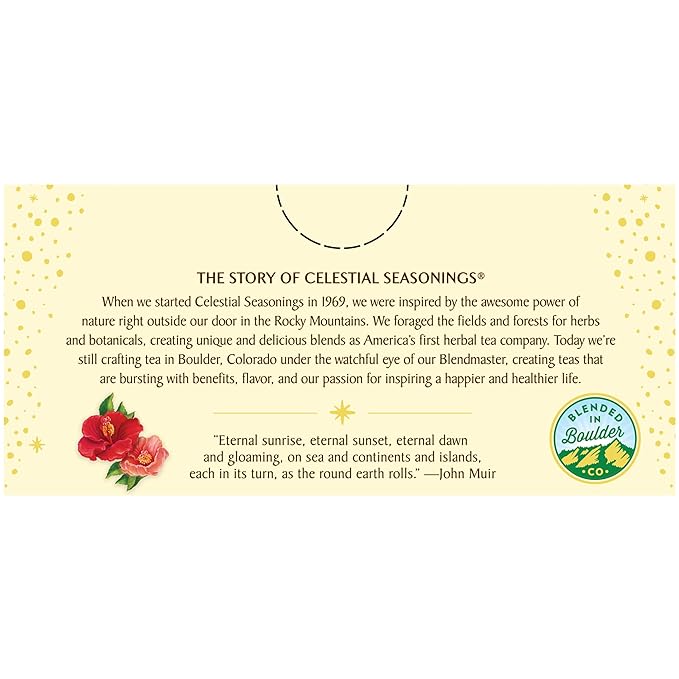 Celestial Seasonings Hibiscus & Red Zinger Herbal Tea, Caffeine Free, 20 Tea Bags (Pack of 2)