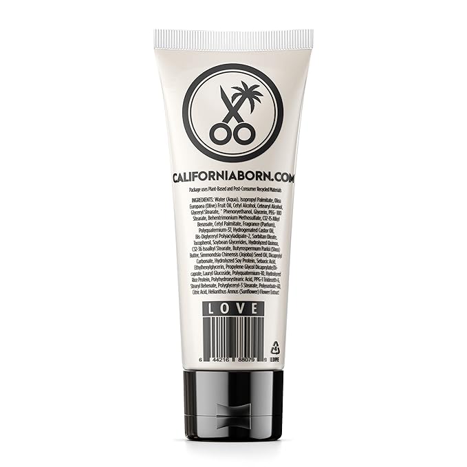 California Born Days of Dirt Hair Styling Cream for Dry, Fluffy, Frizzy, Clean Lived-in Look - Styling Cream for No-Hold, Texture & Shine - Made in USA, 6.8fl oz