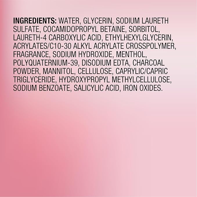 Bioré Rose Quartz + Charcoal Daily Purifying Cleanser,Oil Free Facial Cleanser Energizes Skin,Dermatologist Tested and Cruelty Free,6.77 oz,(Pack of 2)