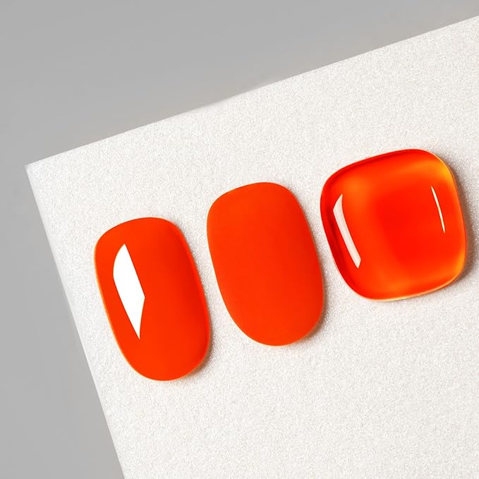 MAYCHAO 15ML Neon Orange Gel Nail Polish 1Pc Bright Orange Gel Polish Soak Off UV LED Nail Polish Nail Art Starter Manicure Salon DIY at Home, 0.5 OZ