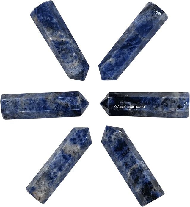 Amazing Gemstone Crystal Points Bulk Healing Crystals & Stones - Premium Single Terminated Healing Wand Point Bulk Crystals for Crafts, Crystal Grid, DIY Work