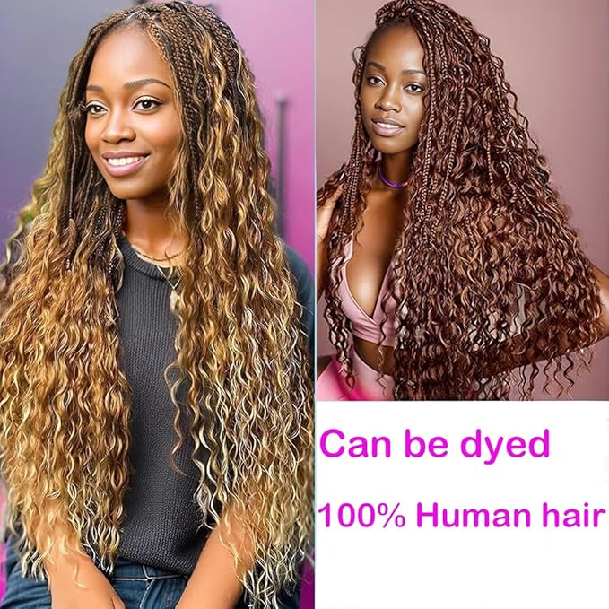 Human Braiding Hair for Boho Braids 16inch Deep Water Wave Bulk Human Hair Extensions for Braiding No Weft Brazilian Virgin Curly Loose Deep Wave Bulk Wet and Wavy 1 Bundle 100g Natural Black