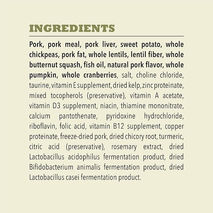 ACANA Singles Limited Ingredient Dry Dog Food Pork & Squash 22.5lb Bag | Sensitive Stomach, Grain Free, High Protein, Made in USA, Includes Probiotics, Limited Ingredient, Global Quality Ingredients