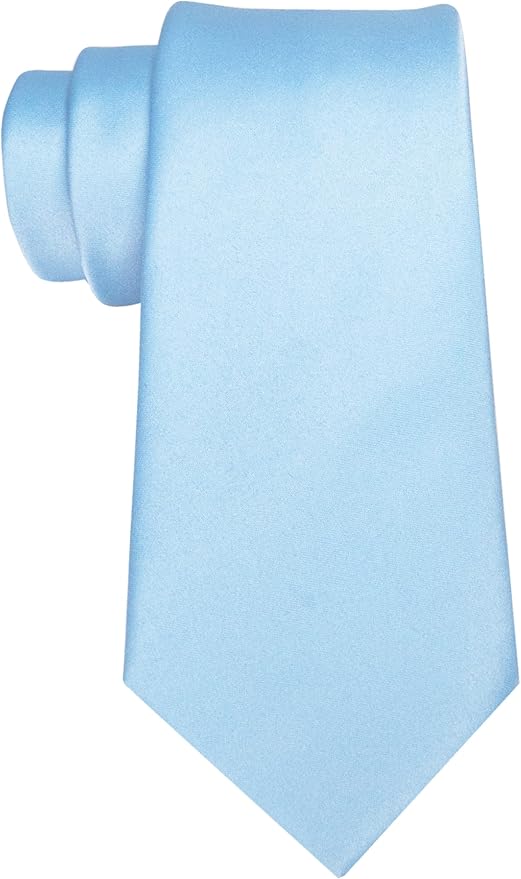 JEMYGINS Solid Color Tie Mens Necktie for Business and Wedding