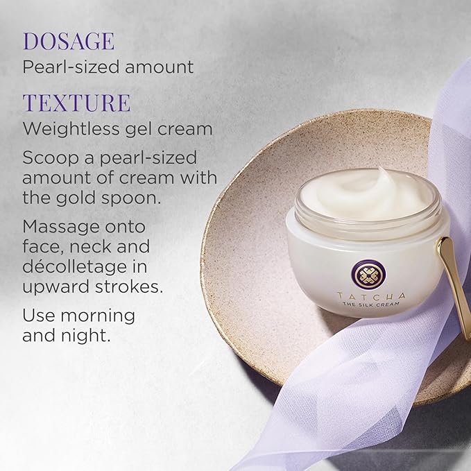 TATCHA The Silk Cream: Weightless Moisturizing and Firming Cream for Combo to Dry Skin (50 ml / 1.7 oz)