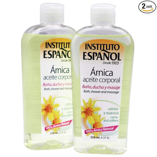 Instituto Espaol Arnica Oil, Body Oil for Intensive Nourishment, Fresh Fragrance, 8.5 Fl Oz, Bottle