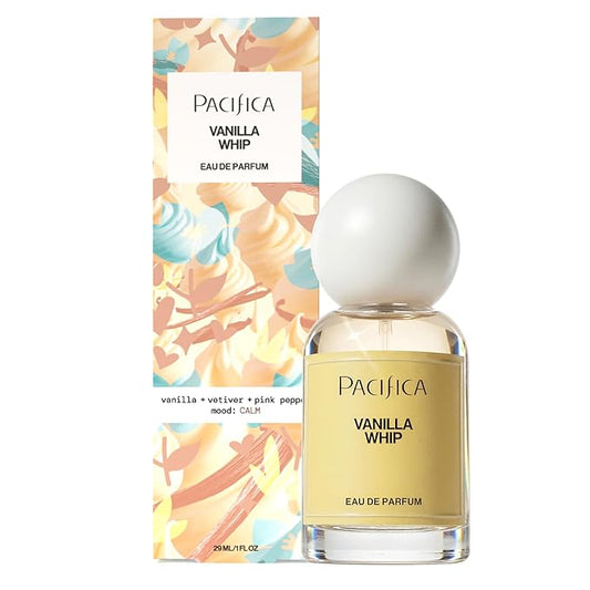 Pacifica Vanilla Whip Eau de Parfum, Female, Liquid, 1 Fl Oz, Vanilla, Vegan, Long Lasting, Paraben Free