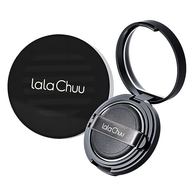LALACHUU Hair Powder, Hair Powder for Women & Men Root Touch Up Hair Color, Hairline Powder Instantly Gray Water-Resistant Bald Spot Concealer 0.53 Ounce, Dark Brown
