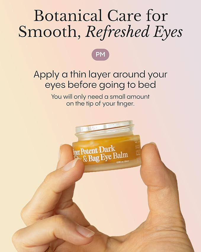 FRØYA Organics Hyper Potent Dark Circles & Eye Bag Balm | Nourishing Formula with Arctic Arnica, Pomegranate & Rosehip | Water-Free Beeswax Treatment for Smoother, Refreshed Eyes | 15ml