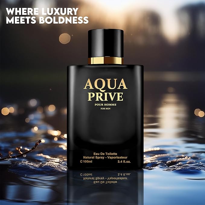 A CENTER Men's Cologne Gift Set 4 Pack(Aqua Deep Blue,Priv,CEO,Black CEO) - 3.4 Fl Oz Each | Vanilla Bourbon, Leather & Amber Floral Fragrance | Luxury Eau de Toilette Quartet
