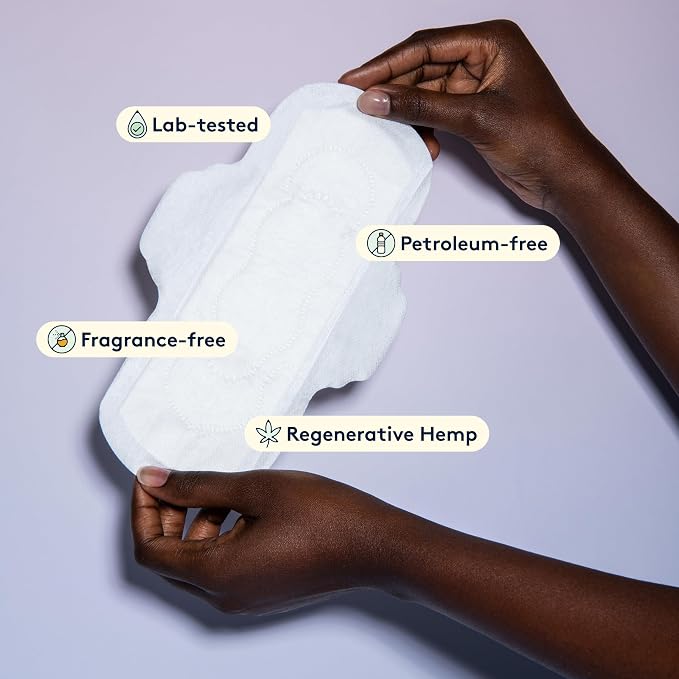Daye Organic Hemp Fiber Menstrual Pads (Regular 48)