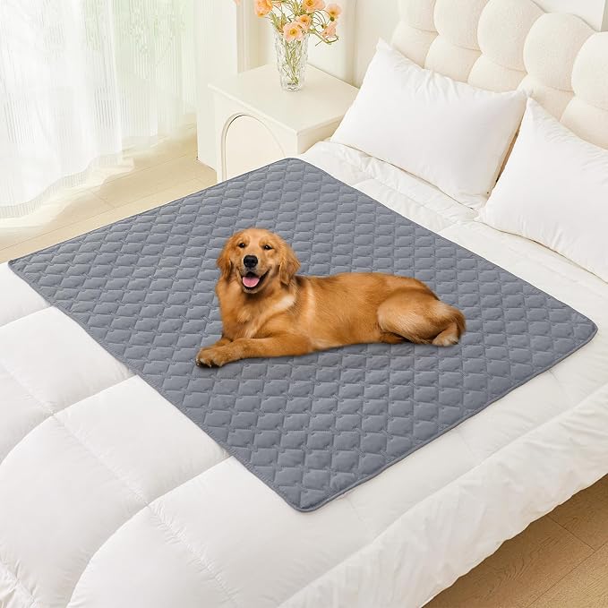 Smiry Waterproof Dog Bed Cover Blanket, Reversible Pet Blanket | Soft Reversible, Washable Leakproof Cats Dogs Couch Cover for Sofa, Couch, Furniture (40x50 Inch)