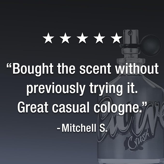 Curve Crush Men's Cologne Fragrance Spray, Casual Day or Night Scent, 4.2 fl oz